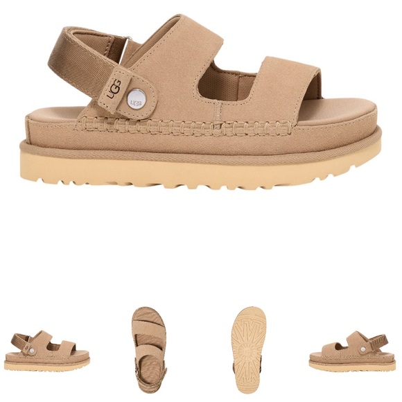 UGG Goldenstar Glide Sandals in Tan - Picture 10 of 10
